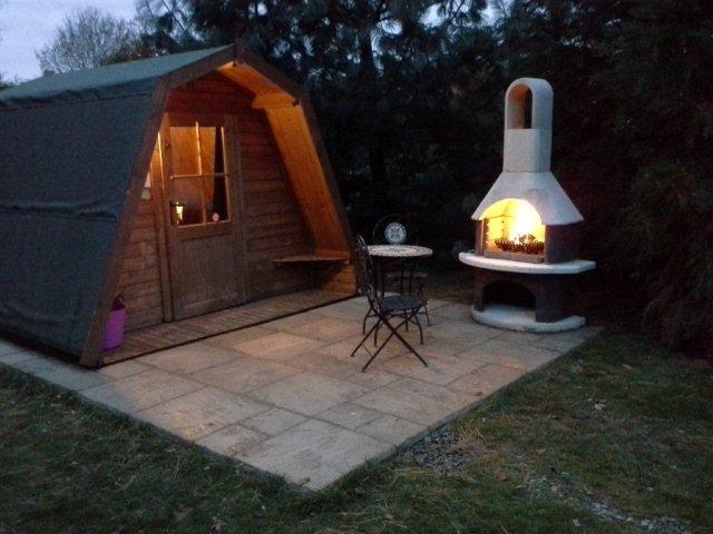 Greenway Touring and Glamping Park Pod with Chiminea
