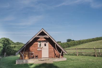 Swallowtail Hill glamping wood cabin