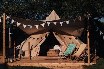 The Glamping Orchard - Bell tent